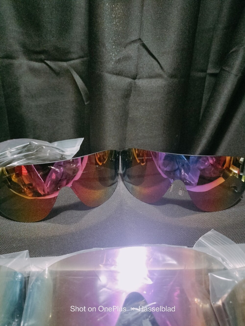 12 Prs. Mirrored Biker Oversized Sunglasses